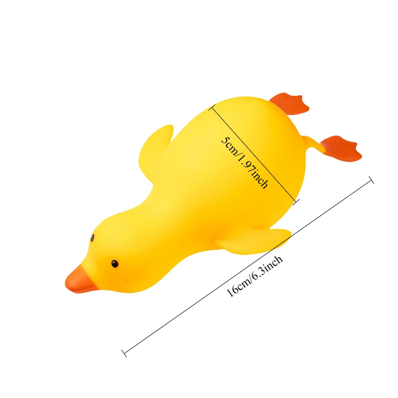 Squishy Duck Goose Stretch Fidget Toy, Cute Animal Vent Squeeze Toy, Antistress Decompression Gift for All Ages