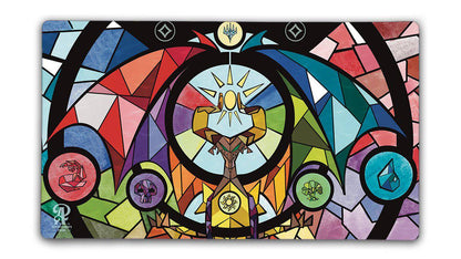 Dragon Stained Glass Playmat