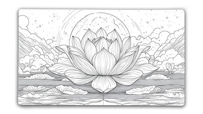 Lotus | Color Your Own Playmat Set