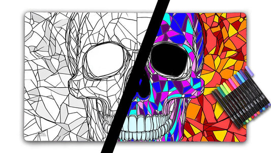 Skull | Color Your Own Playmat Set